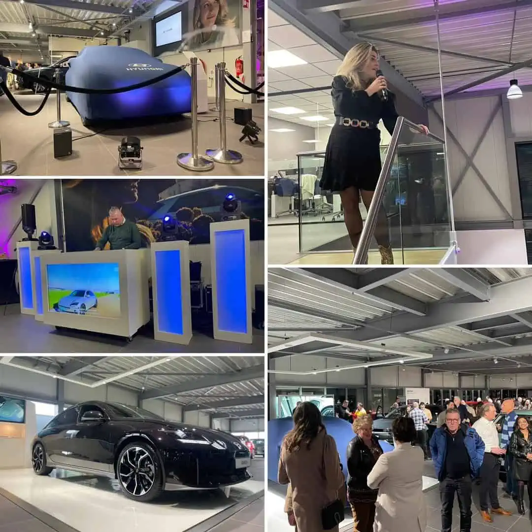 𝐍𝐨𝐭 𝐣𝐮𝐬𝐭 𝐚 𝐜𝐚𝐫 🚘 , 𝐧𝐨𝐭 𝐣𝐮𝐬𝐭 𝐚 𝐞𝐯𝐞𝐧𝐭 🎉 #𝐭𝐡𝐚𝐭𝐏𝐎𝐖𝐄𝐑

De gloednieuwe elektrische Hyundai IONIQ 6 werd gisteravond gelanceerd bij Van der Linden Groep in Zoetermeer.

Dat vraagt om een spetterende klantbeleving!

Deze beleving gaven we van zangeres 🎤 tot indoor vuurwerk ✨ en van allround dj 🪩 tot het uitlicht van het pand.

We Create, You Celebrate! 🥂

#bedrijfsfeest #IONIQ6 #zoetermeer